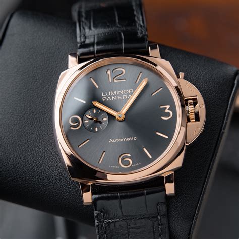 panerai luminor due rose gold|panerai luminor due diamond.